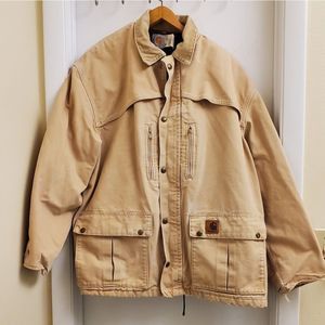 🤩Rare vintage CARHARTT flannel fleece lined canvas jacket size mens XL